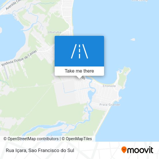 Rua Içara map