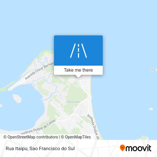 Rua Itaipu map