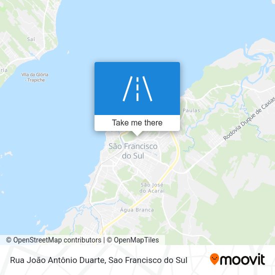Rua João Antônio Duarte map