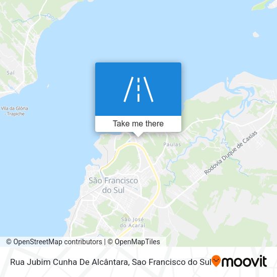 Rua Jubim Cunha De Alcântara map