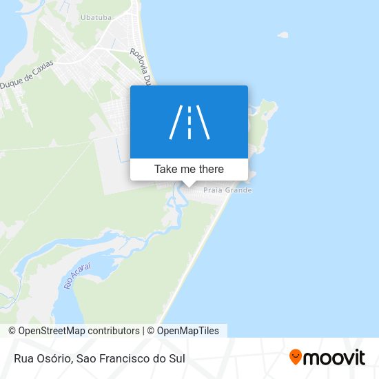Rua Osório map