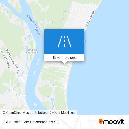 Rua Pará map