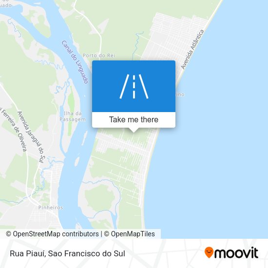 Rua Piauí map