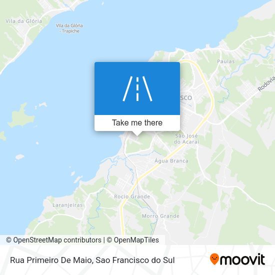 Rua Primeiro De Maio map