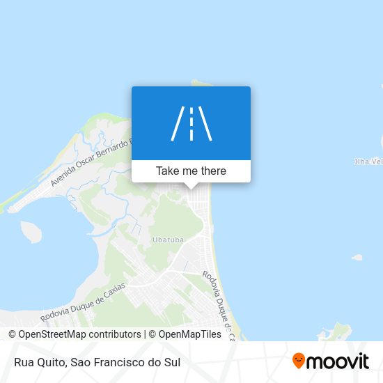 Rua Quito map
