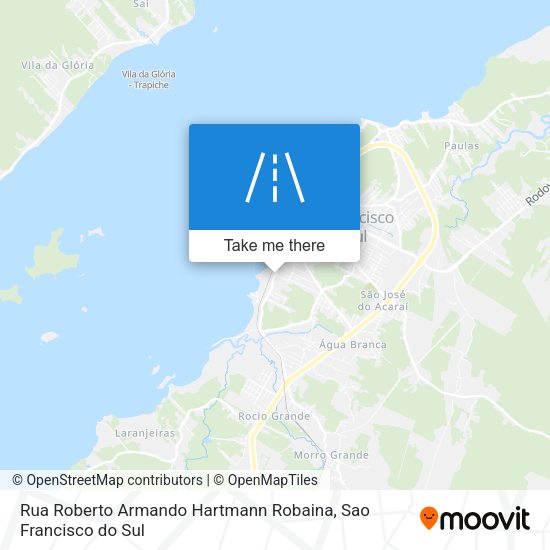 Rua Roberto Armando Hartmann Robaina map