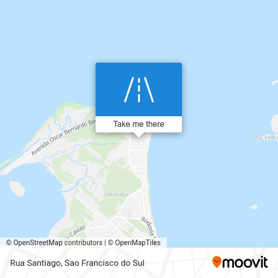 Rua Santiago map