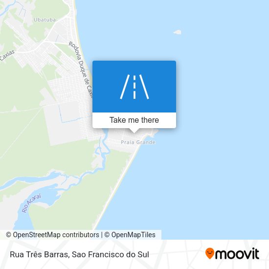 Rua Três Barras map