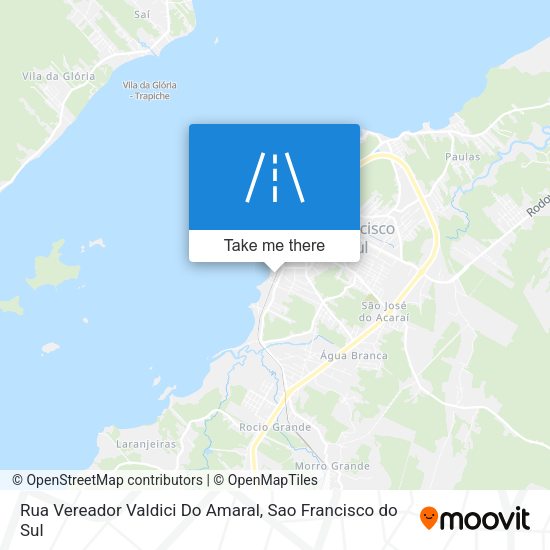Rua Vereador Valdici Do Amaral map