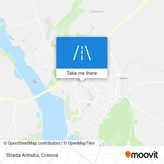 Strada Arinului map