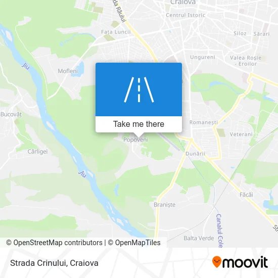 Strada Crinului map