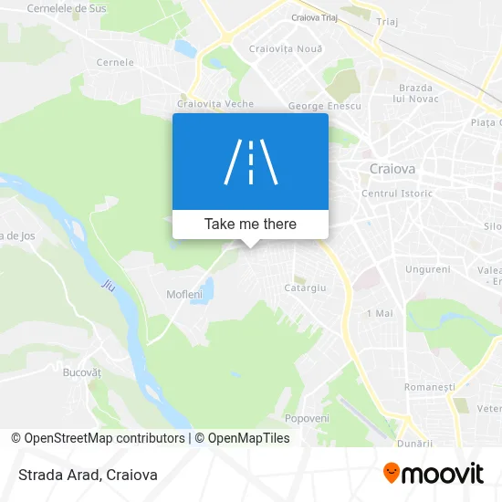 Strada Arad map