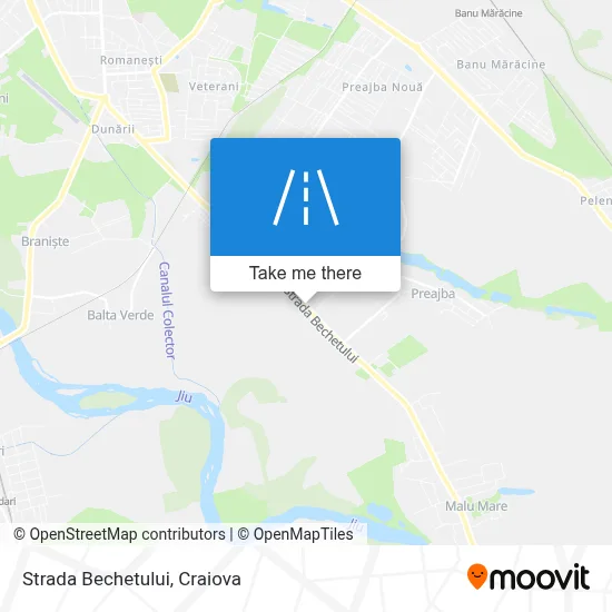 Strada Bechetului map