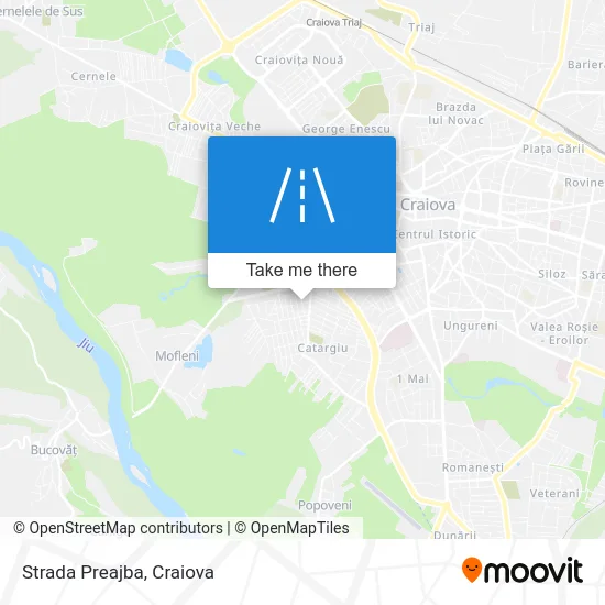 Strada Preajba map