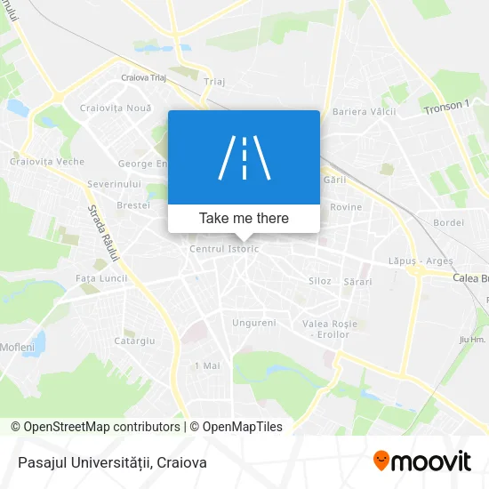 Pasajul Universității map