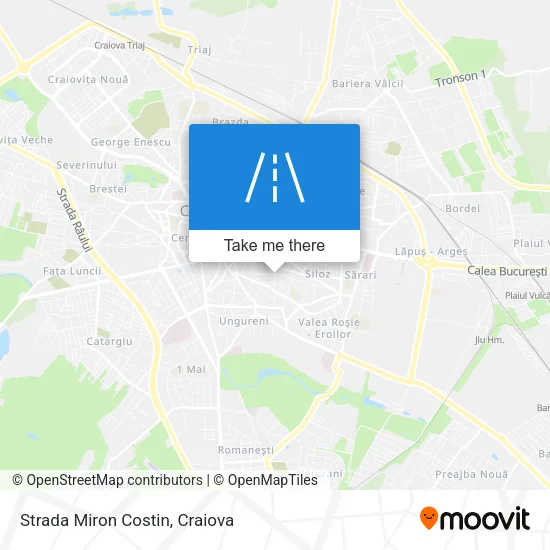 Strada Miron Costin map