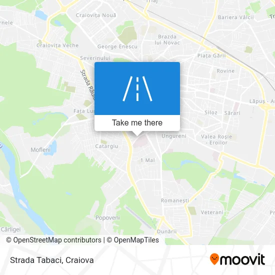 Strada Tabaci map