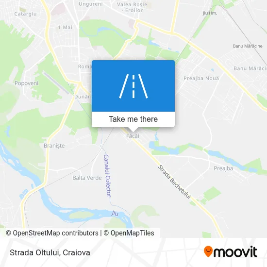 Strada Oltului map