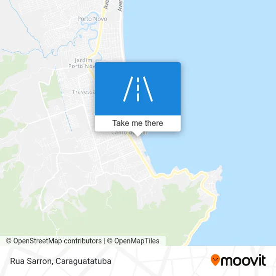Rua Sarron map