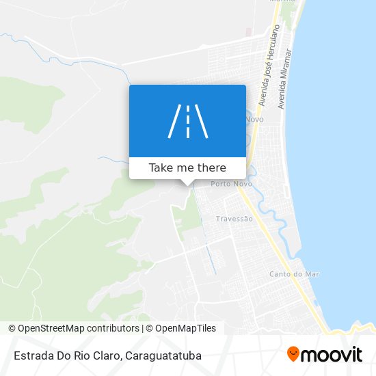 Estrada Do Rio Claro map