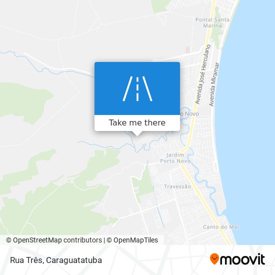 Mapa Rua Três