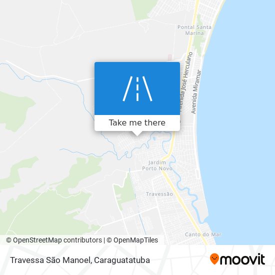 Mapa Travessa São Manoel