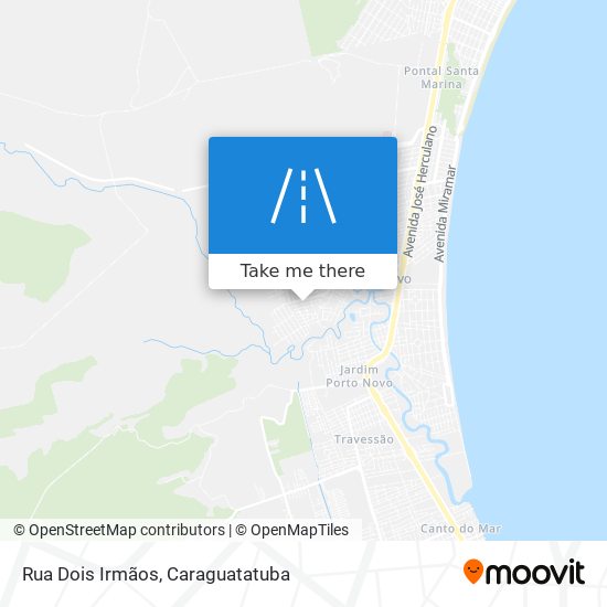 Mapa Rua Dois Irmãos