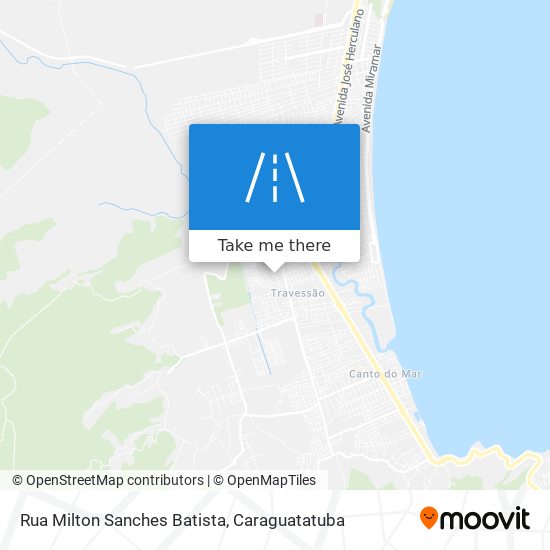 Rua Milton Sanches Batista map