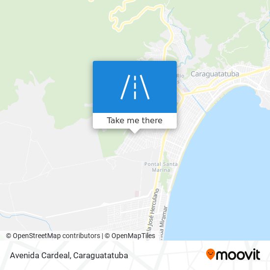 Mapa Avenida Cardeal