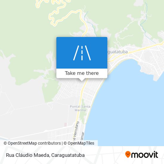 Rua Cláudio Maeda map