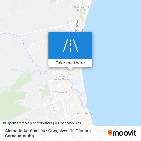 Mapa Alameda Antônio Luiz Gonçalves Da Câmara