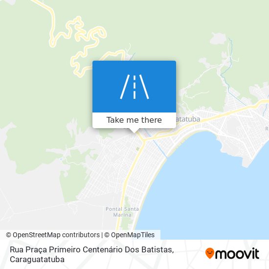 Mapa Rua Praça Primeiro Centenário Dos Batistas