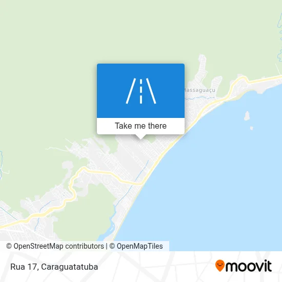 Rua 17 map