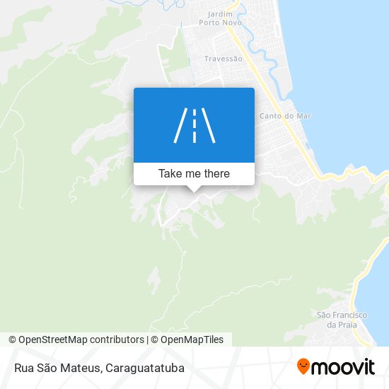 Mapa Rua São Mateus