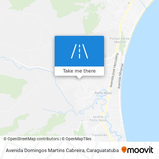 Avenida Domingos Martins Cabreira map