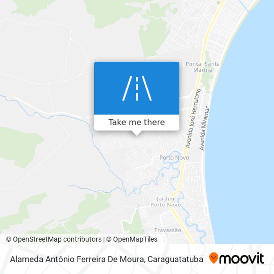 Alameda Antônio Ferreira De Moura map