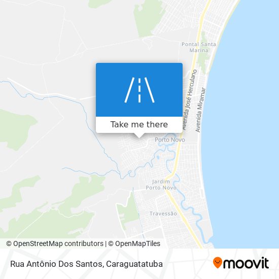 Rua Antônio Dos Santos map