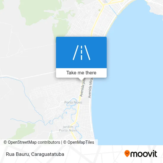 Rua Bauru map
