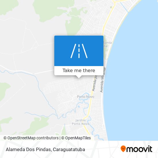 Alameda Dos Pindas map