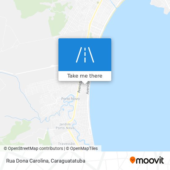 Mapa Rua Dona Carolina