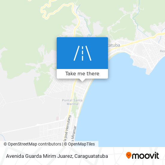 Mapa Avenida Guarda Mirim Juarez