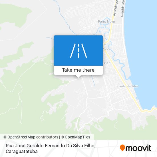 Rua José Geraldo Fernando Da Silva Filho map