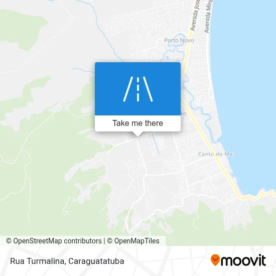 Rua Turmalina map