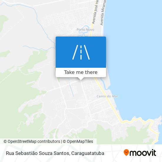 Mapa Rua Sebastião Souza Santos