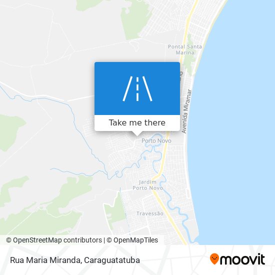 Mapa Rua Maria Miranda