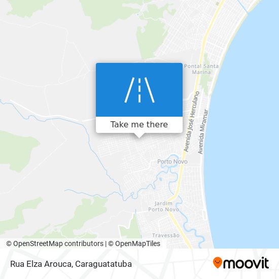 Mapa Rua Elza Arouca