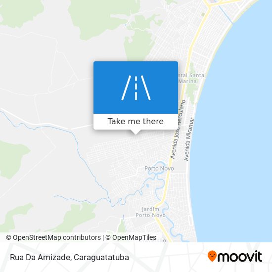 Mapa Rua Da Amizade