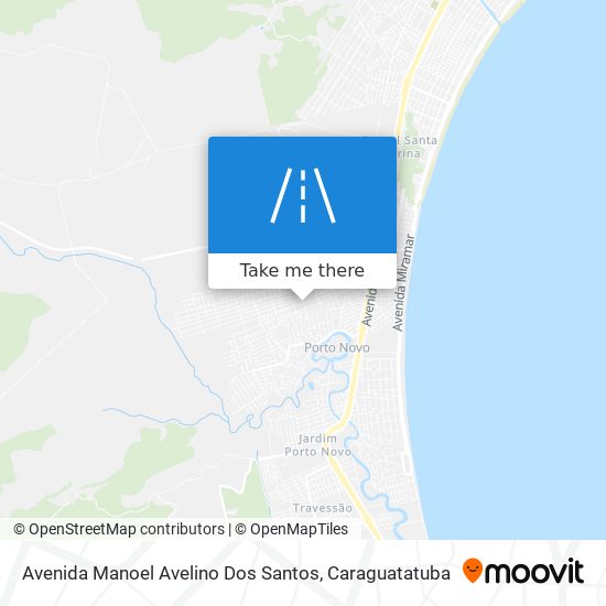 Mapa Avenida Manoel Avelino Dos Santos