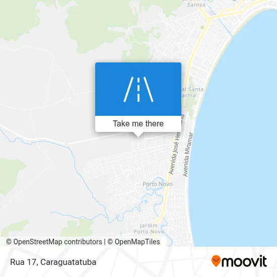 Rua 17 map