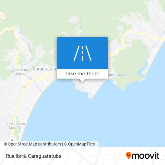 Mapa Rua Ibirá